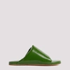 Bottega Veneta 10mm Cushion Leather Flats In Green