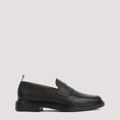 Thom Browne Men's Leather Penny Loafers In Black