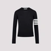 THOM BROWNE THOM BROWNE RELAXED FIT WOOL SWEATER