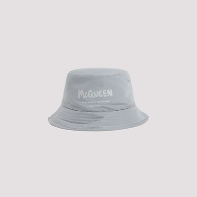 Alexander Mcqueen Hat With Logo In Zinc