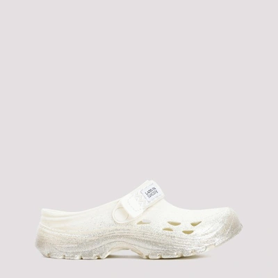 Lanvin X Suicoke Curb Laces Slippers In Nude & Neutrals