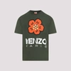 Kenzo Boke Flower Cotton T-shirt In Blue