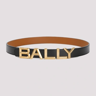 Bally Belt Logo In Imo Black