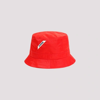 Jacquemus Ovalie Hat In Red