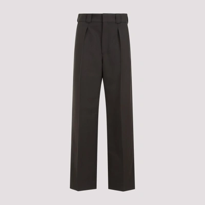 Lemaire Pleated Tampered Pant Clothing In Br Dark Brown