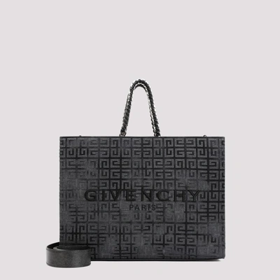 Givenchy Medium G-tote Shopping Bag In Leather In Black