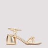 Gianvito Rossi Women's Cassis 60 Leather Block Heel Sandals In Mekong