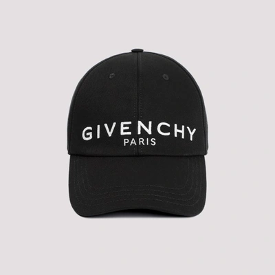 Givenchy Curved Cap With Logo In Black