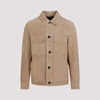 DUNHILL DUNHILL SUEDE TAILORED JACKET