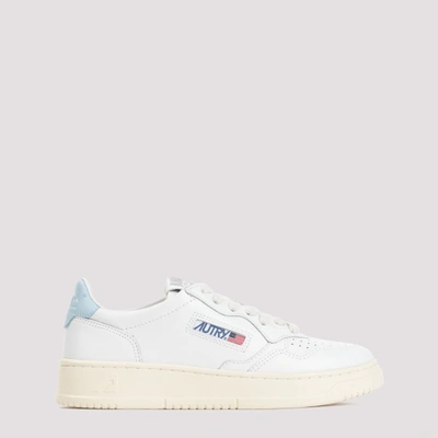 Autry Medalist Leather Sneaker In White