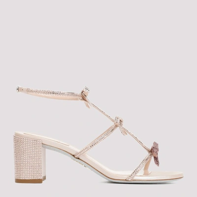 René Caovilla Caterina Crystal-embellished Sandals In Metallic
