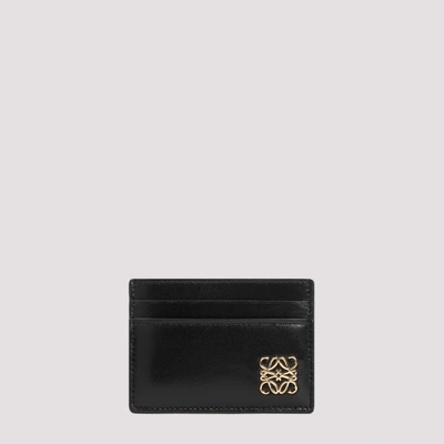 Loewe Anagram Puffer Plain Cardholder In Black