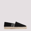 Off-white Anglette Arrow-embroidered Espadrilles In Black