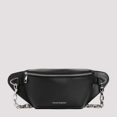 Alexander Mcqueen Biker Bumbag In Black