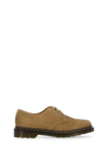 Dr. Martens Man Lace-up Shoes Military Green Size 9 Leather In Beige