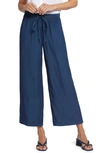 Nydj Jayne Womens High-rise Tencel Wide Leg Pants In Indigo Ocean