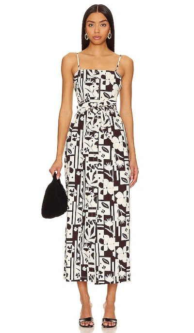 Minkpink Joan Midi Dress In Brown