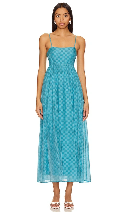 Minkpink Lucille Maxi Dress In Teal