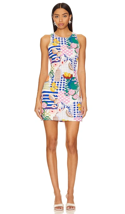 Minkpink Al Fresco Mini Dress In Picnic Print