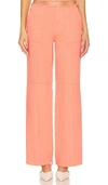 Lovers & Friends X Anja Dujakoviä Bruna Pant In Soft Orange