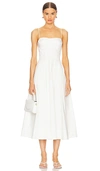 Simkhai Simikhai Kittiya Sleeveless Midi Dress In White