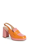 WONDERS AMELIA BLOCK HEEL LEATHER PUMP