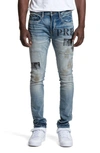 PRPS PRPS DISTRESSED GRAPHIC SKINNY JEANS