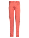 JACOB COHЁN JACOB COHЁN MAN PANTS CORAL SIZE 31 COTTON, ELASTANE