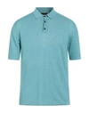 Roberto Collina Man Sweater Turquoise Size 42 Linen In Blue