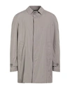 Herno Man Overcoat Dove Grey Size 46 Polyester