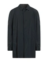 Herno Man Overcoat Midnight Blue Size 46 Polyester