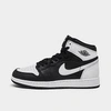 Nike Big Kids' Air Jordan Retro 1 High Og Casual Shoes In Black/white/white