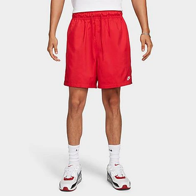 Nike Men's Club Woven Flow Shorts In Red