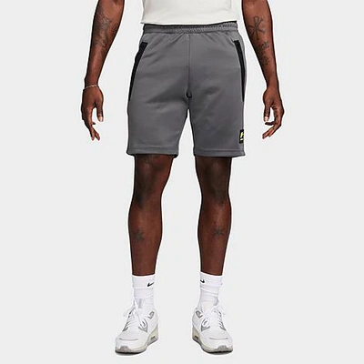 Nike Men's Sportswear Air Max Pk Shorts In Iron Grey/black/opti Yellow
