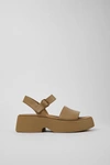 Camper Tasha Leather Sandals In Brown, Women's At Urban Outfitters