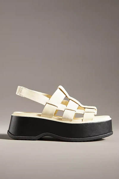 Sorel Dayspring Slingback Sandals In White