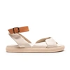 TRACEY NEULS WRAP OFF-WHITE | LEATHER SANDALS
