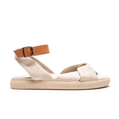 Tracey Neuls Wrap Off-white | Leather Sandals