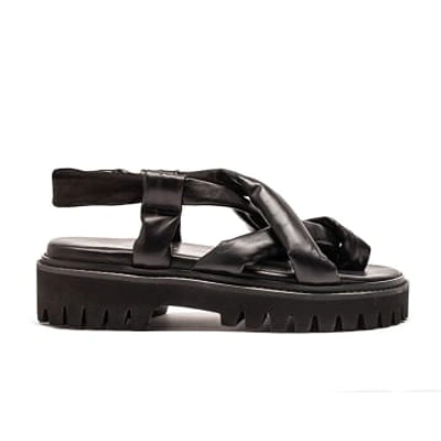 Tracey Neuls Escher Smoke | Leather Sandals In Black