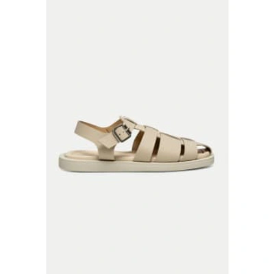 Shoe The Bear Off White Krista Fisherman Sandal In Neturals