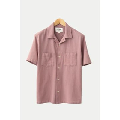 Corridor High Twist Camp-collar Crinkled-cotton Shirt In Purple
