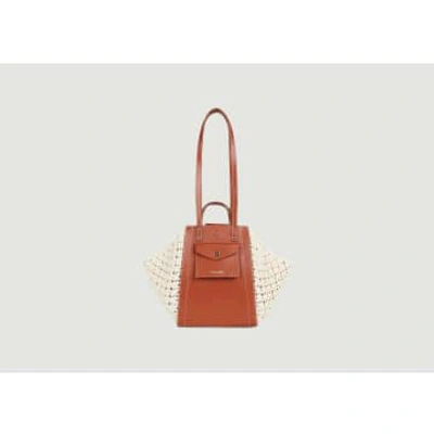 Craie Bag Link Macrame And Leather In Brown