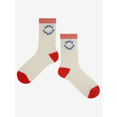 Bobo Choses Short Logo Socks In White