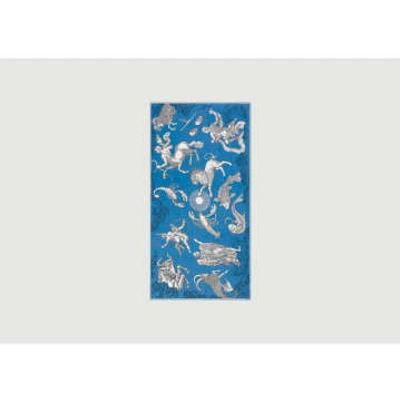Inoui Editions Scarf 100 Astrology In Blue