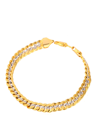 Stephen Oliver 18k Gold & Silver Two Tone Chain Link Bracelet In Multi