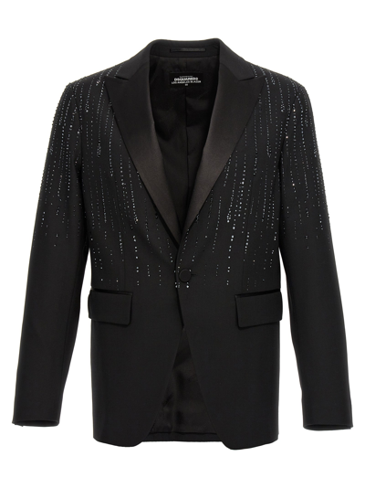 DSQUARED2 LOS ANGELES BLAZER BLACK