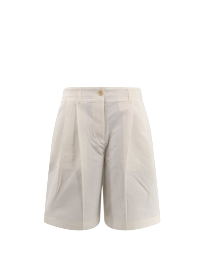 Totême Bermuda Shorts In White