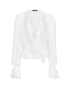 Dolce & Gabbana White Silk Shirt
