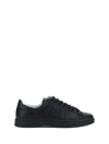 Premiata Black Russell Leather Sneakers