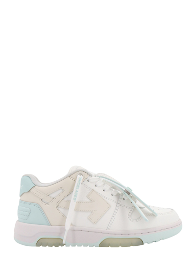 OFF-WHITE SNEAKERS IN PELLE CON ICONICA ZIP TIE